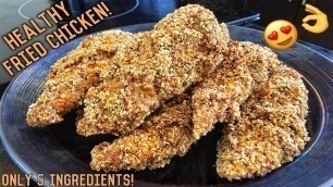 'Low Carb Bodybuilding Crispy Fried Chicken | Low Calorie Recipe'