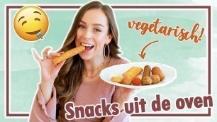 'VEGA SNACKS UIT DE OVEN TESTEN 