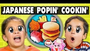'KIDS MAKE JAPANESE CANDY (Popin\' Cookin\') | Kids Vs. Food'