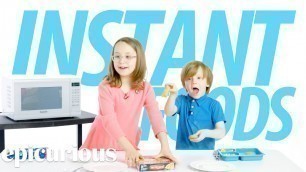 'Kids Try 100 Years of Instant Foods'