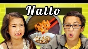 'KIDS vs. FOOD # 10 - NATTO'