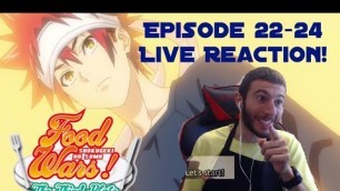 'Isshiki Gets Serious & A Clean Sweep! Food Wars! The Third Plate: Episodes 22-24 Live Reaction!'