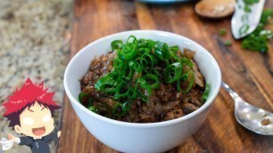 'Chaliapin Steak Rice Bowl From Food Wars (Shokugeki No Soma) [RECIPE EXACTLY LIKE THE ANIME] 食戟のソーマ'