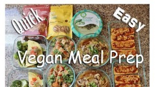 'Vegan Meal Prep | NO MOCK MEATS | #HighProteinVegan Bodybuilding'