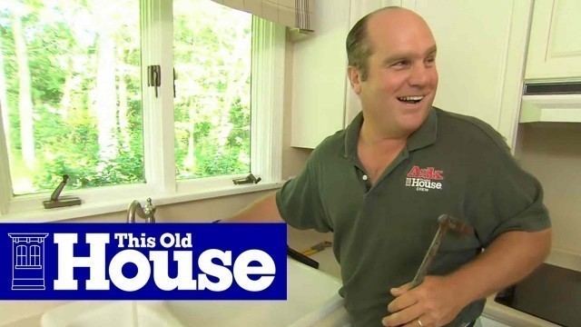 'How to Repair a Garbage Disposer | This Old House'