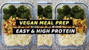 'Vegan Bodybuilding High Protein Meal Prep'