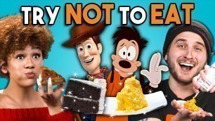 'Try Not To Eat Challenge - Disney Food #3 | People Vs. Food'