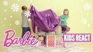 '@Barbie | Kids React to the Barbie Dreamhouse'