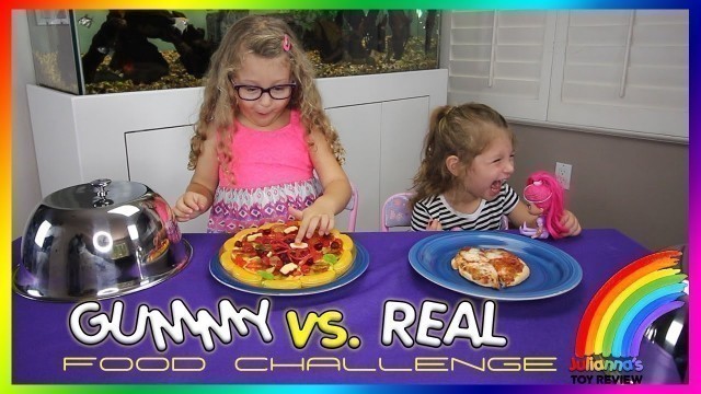 'The Amazing Gummy vs. Real Food Challenge ✔'