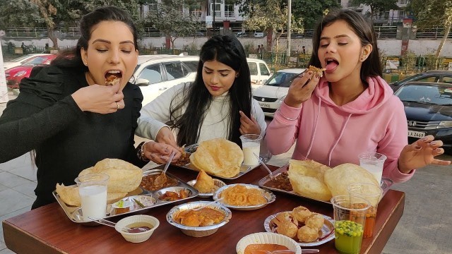 'Indian Street Food Eating Challenge | Street Food Eating Competition | Food Challenge'