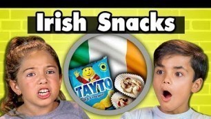 'KIDS EAT IRISH SNACKS | Kids Vs. Food'