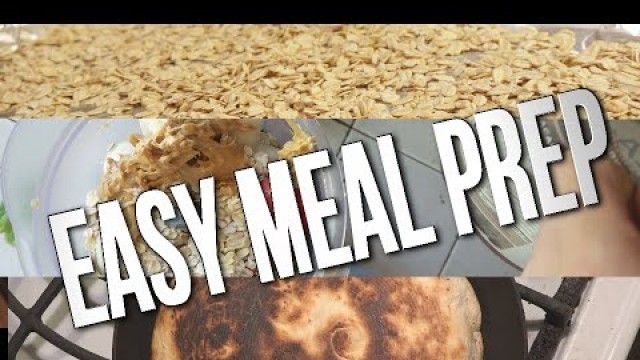 'Bulking Meal Prep - Three QUICK High Calorie Vegan Bodybuilding Meals!'