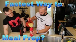'Mr. Olympia Blended Meal Prep Challenge | Fitness Bodybuilding'