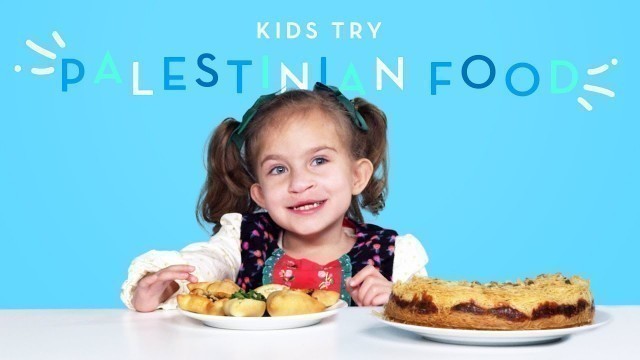 'Kids Try Palestinian Food | Kids Try | HiHo Kids'