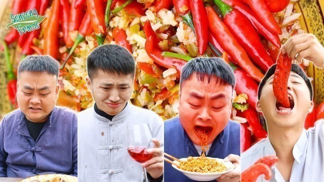 'Spicy Food Challenge! || TikTok Funny Mukbang || Songsong and Ermao'