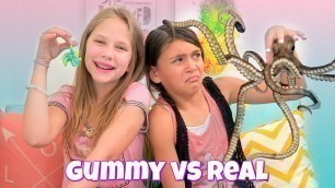 'Gummy vs Real Food Challenge | Hope Marie with Jojo B'