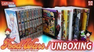 'Food Wars Schuber und andere Manga-Leckerbissen ♠ Manga Unboxing [deutsch]'