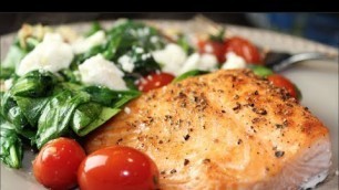 'Bodybuilding Meal: Salmon Recipe High Protein & Healthy Fat'