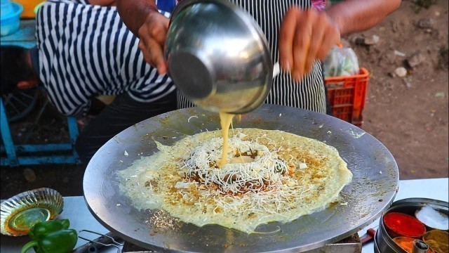 'Indian Brothers Making Delicious Egg Dishes | Surat Famous Egg Dosa | Indian Street Food'