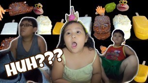 'KIDS REACT TO CHOCOLATE ICE CREAM MUKBANG | Kids Reaction to RealMouth ASMR | Pinoy Kids'
