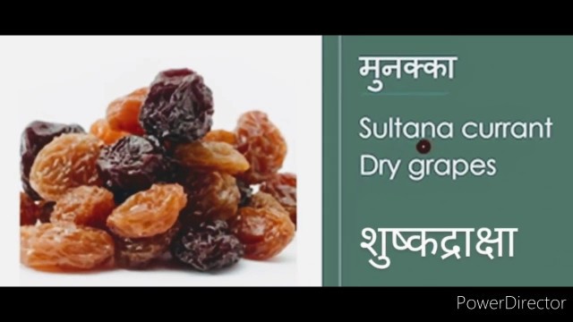 'Dry fruits name in Sanskrit'