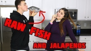 'Gummy vs RealFood | EATING RAW FISH!!! W/JustAmeerah PART 2'