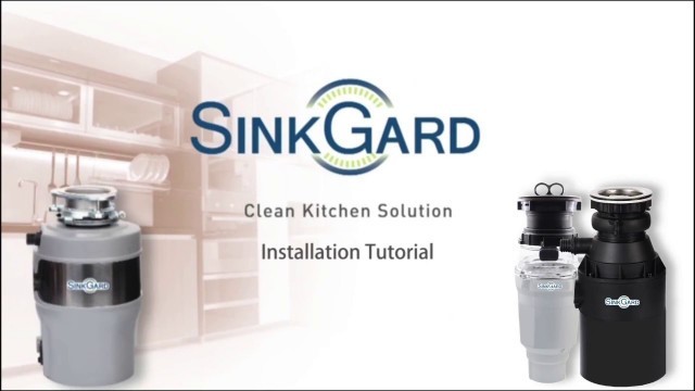 'SinkGard food waste disposer installation tutorial'