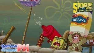 'Food Fight (Tagalog Dubbed) | The SpongeBob Movie: Sponge Out of Water | Cartoon Channel PH'