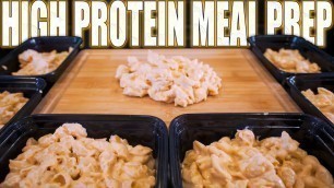'BODYBUILDING MAC & CHEESE FOR THE WHOLE WEEK | High Protein Anabolic Weekly Meal Prep Recipe'