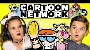 'KIDS REACT TO CARTOON NETWORK - 25TH ANNIVERSARY (Powerpuff Girls, Dexters Laboratory & More!)'