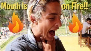 'My Throat is on FIRE! Spicy Food Challenge in Peru (Travel Vlog Part 3)'