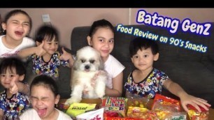 'Batang GenZ Food Review on 90’s Snacks'
