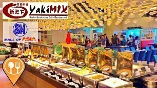 'COMPLETE Yakimix Mall of Asia Dinner Buffet MENU | Food Trips TV'