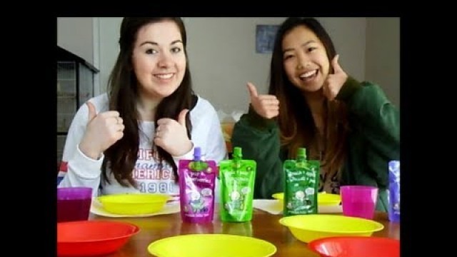 'BLINDFOLDED BABY FOOD CHALLENGE WITH MON!!!'