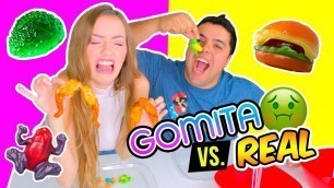 'GUMMY vs REAL FOOD ¡EXTREMO! 