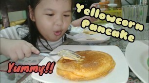 'How to make yellow corn pancake / batang 90\'s throwback #batang 90\'s#throwback # yellow corn'