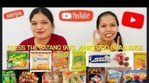 'RB1 - Batang 90’s Junk Food Challenge'