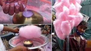 'SUGAR COTTON CANDY FLOSS - Mumbai Street Food - 2021 Indian Street Food'