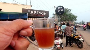 '99 TEAS at One Place | Kadiyapu Lanka , Near Rajahmundry | street food zone'