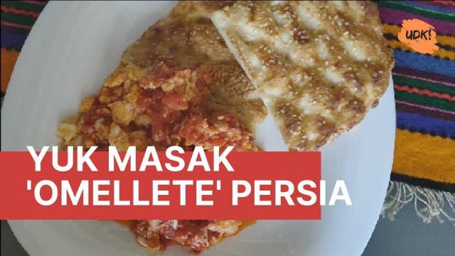 'HOW To COOK Iranian foods  - Persian Omellete at Home | UDK LIVING IN TEHRAN'