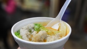 'Lettuce Dace Fish Cake Soup | Hong Kong Street Food | 生菜魚肉 : ASMR / Mukbang ( Eating Sounds )'