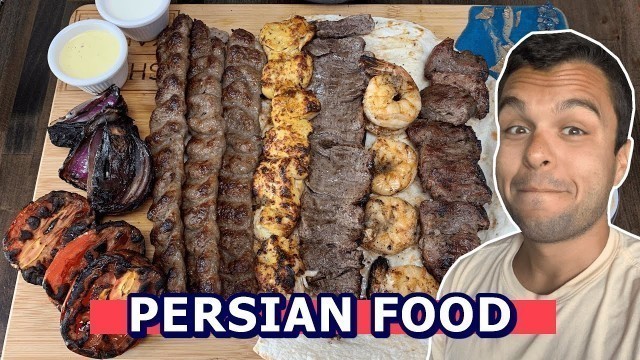 'Trying PERSIAN FOOD For The First Time!'
