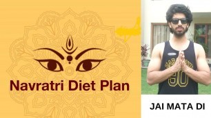 'DIET PLAN FOR NAVRATRI | NAVRATRAS DIET FOR BODYBUILDERS | VEG PROTEIN MEAL DIET'