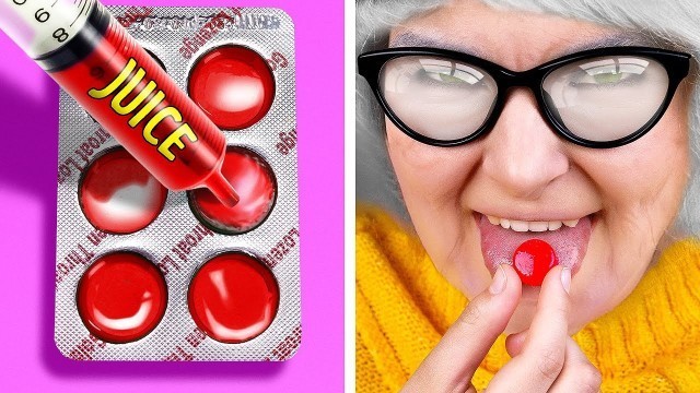 'HOW TO SNEAK SNACKS EVERYWHERE || 19 Weird Ways to Sneak Candies and Other Sweets 