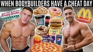 'When bodybuilders have a cheat day...'