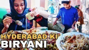 'Hyderabad ki Top 3 Best Biryani | Must try Biryani in Hyderabad | Amazing Street Food Experience'