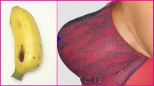 'Wow! In Just 5 Days Apply Banana in Your Breast & See What Happens! How to Get Big Size Breast 100%'