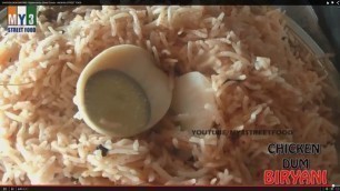 'CHICKEN DUM BIRYANI - Rajahmundry Street Foods - ANDHRA STREET FOOD street food'