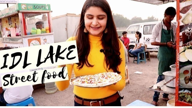 'IDL lake street food kukatpally Hyderabad | IDPL food trucks vlog | street food tour | Negaar Jowkar'