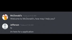 'If Applying For Fast Food Jobs Was On Discord'